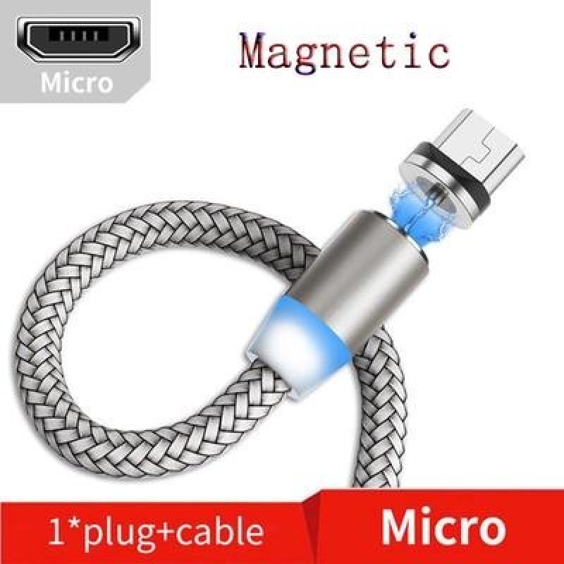 Магнитный зарядный кабель Micro USB для мобильного телефона Samsung Android