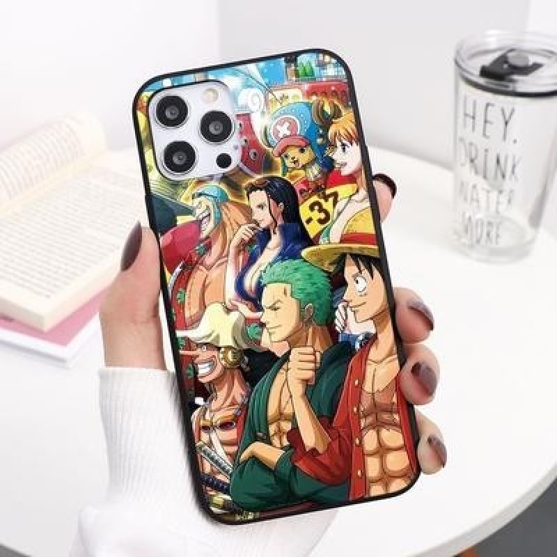 Аниме ONE PIECE Мужской чехол для телефона для Samsung Galaxy A12 A22 A70 A52 iPhone 13 12 11 Pro Ma