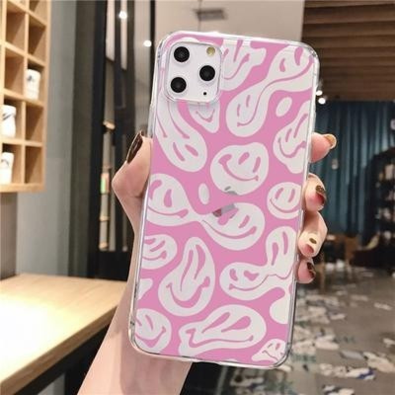 Забавная улыбка Пара Прозрачный чехол для телефона для iPhone 13 12 11 X Xiaomi Redmi Note 11 10 9 8