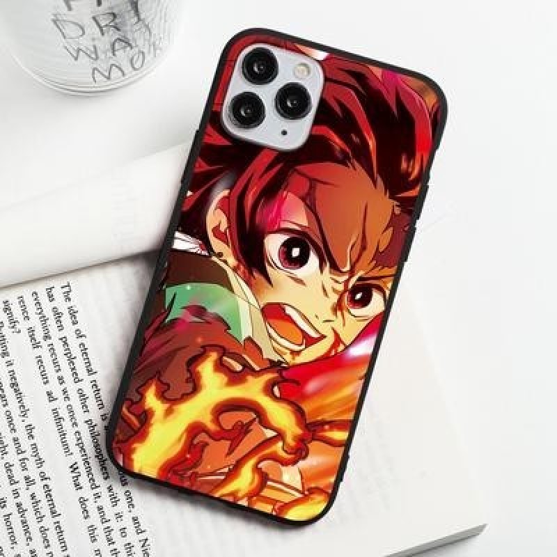 Аниме Демон Убийца Чехол для телефона для iPhone 12 mini 11 Pro 8 7 6 Plus SE 2020 X XR XS Max Samsu