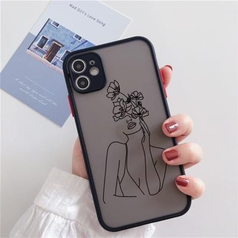 Abstrat Art Line Coque для iPhone 12 мини обложка iPhone 11 Pro Max X XR XS Max 8 7 6 Plus Чехол для