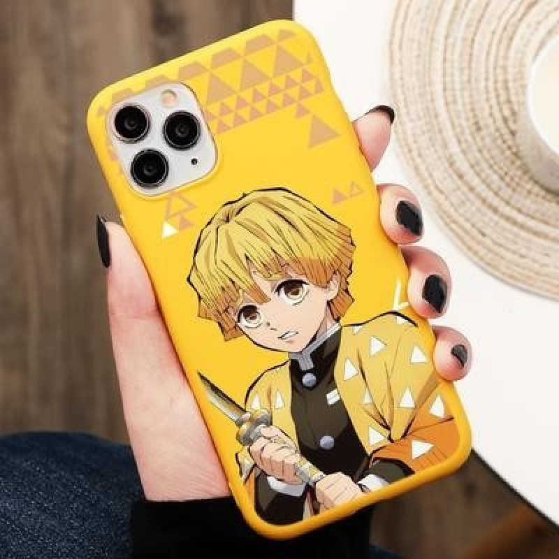 Демон Slayer Аниме Чехол для телефона для iPhone 12 11 Pro 8 7 6 Plus 5s SE 2020 X XR XS Max Samsung