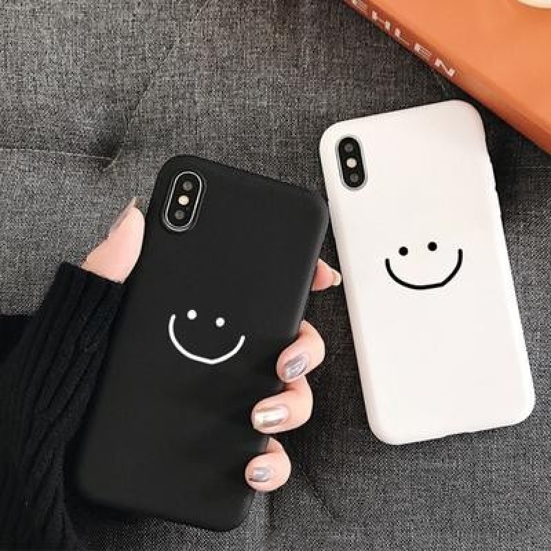 Мода Простая улыбка Лицо Чехол для iPhone 14 13 12 11 Pro Max Xiaomi Mi 11T Redmi Note 11 Lite 10 9