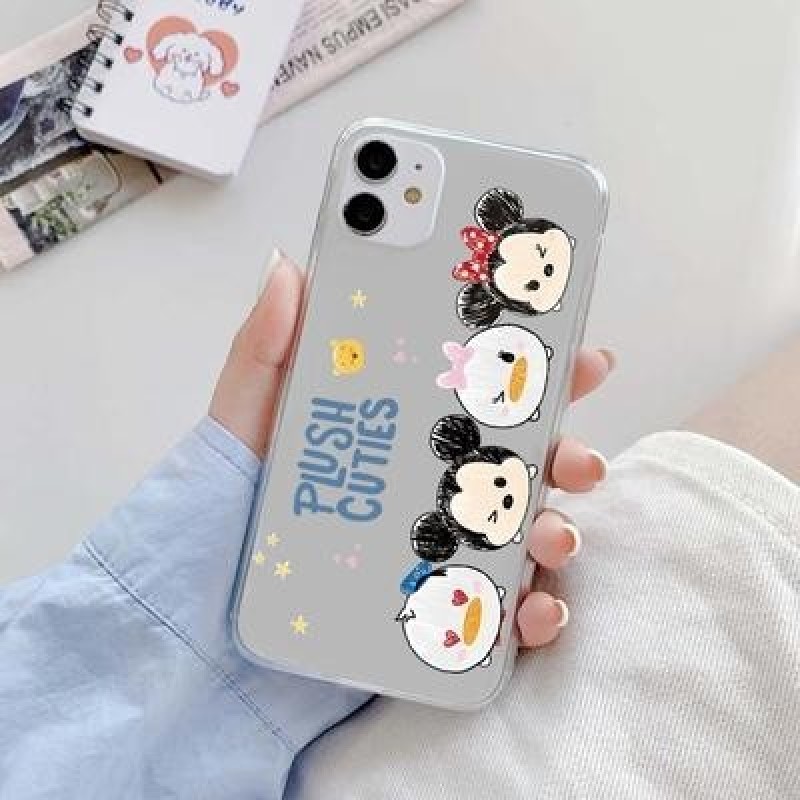 Симпатичный мультяшный чехол для iPhone 14 13 12 11 Pro Max SE 2020 7 Xiaomi Mi 12T 11T Redmi Note 1