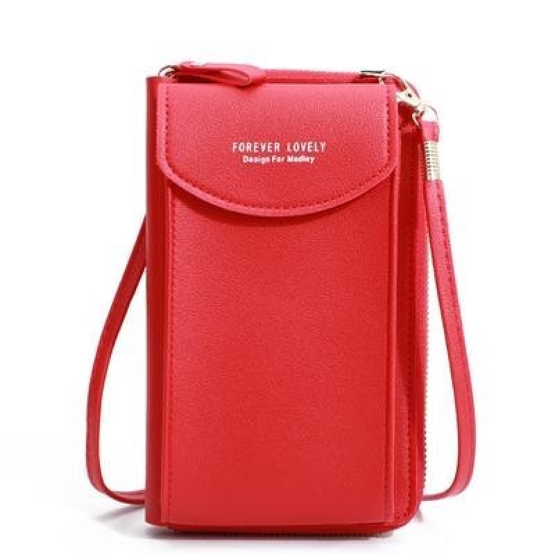 Мода Мобильный телефон Сумка плечо Женщины PU Кожа Crossbody Сумка 2022 Новая сумка Держатель карты
