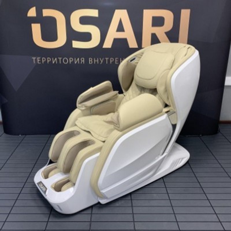 Массажное кресло OSARI GALAXY 4D цвет бежево-белый