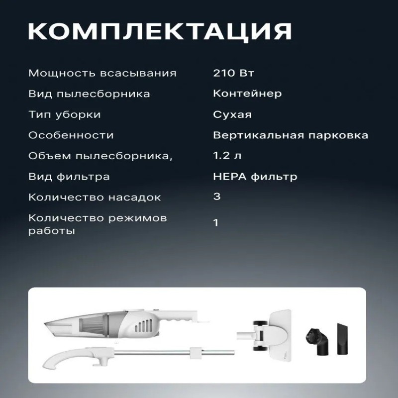 Пылесос для автомобиля мощный беспроводной / Ручной автомобильный пылесос для дома